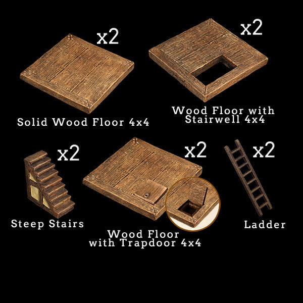 Tudor Floor Add-On Pack (Painted)