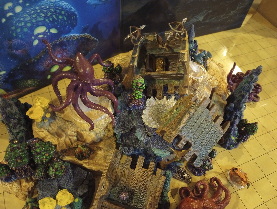 Best Scatter Terrain Build:  Shipwreck in the Violet Reef by The Gourd Lord