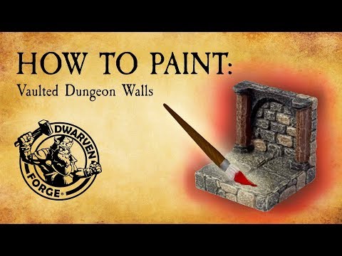 The Joy of Dwarven Painting: Dungeon of Doom Dungeon Walls!