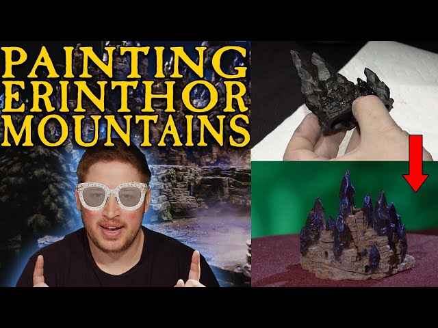 The Joy of Dwarven Painting: Erinthor Mountains, Wyverstone , and Waterfalls!