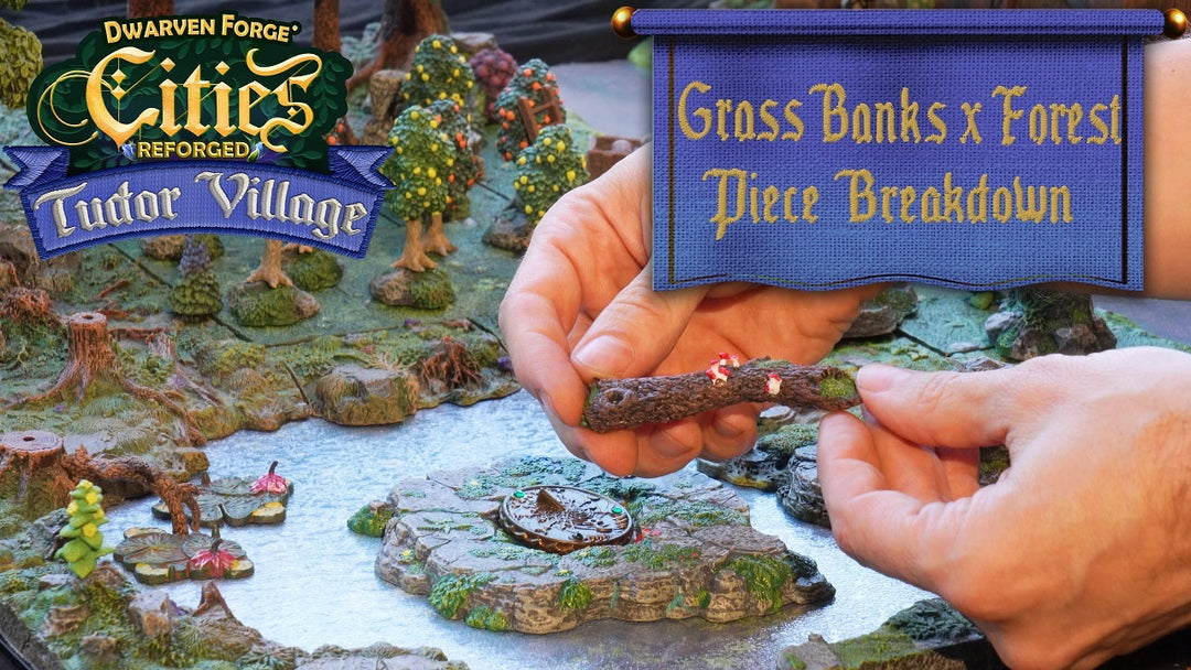 Nate breaking down the grass banks and forest compatibility build