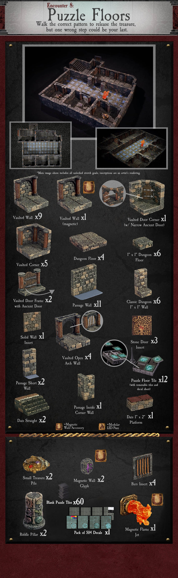 Encounter 08: Puzzle Floor Room (Unpainted)