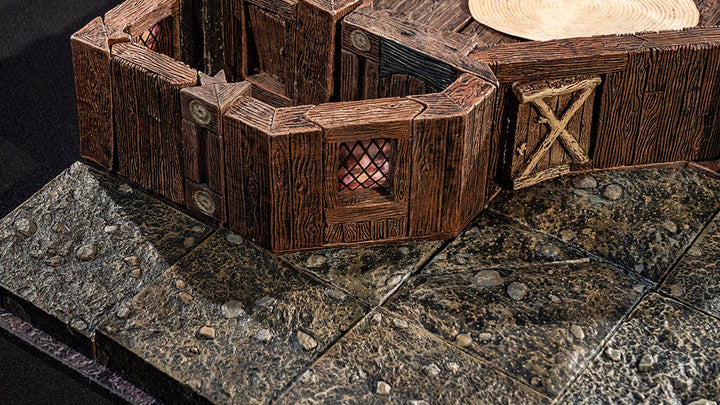 Cobblestone / Dirt Diagonal Backfills (Unpainted)
