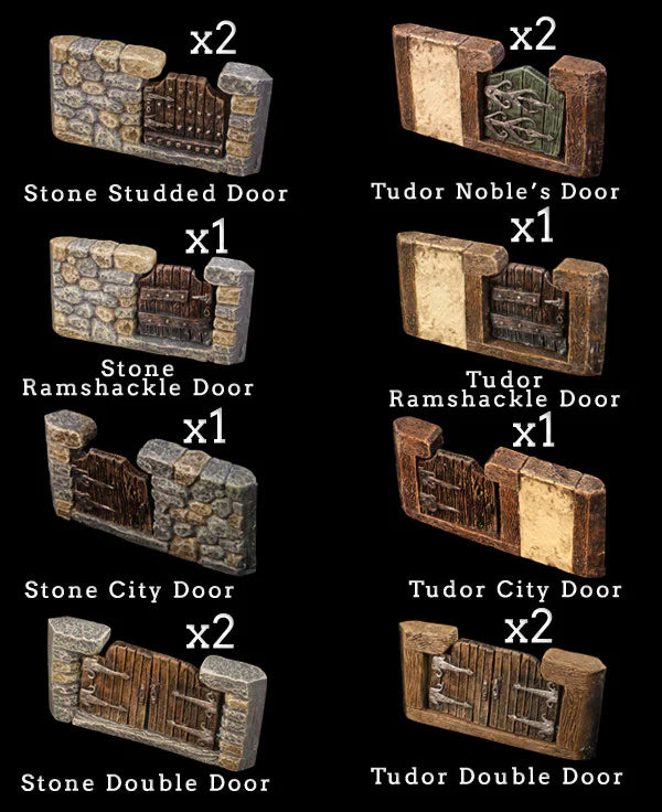 Door Set City Add-On Pack (Unpainted)