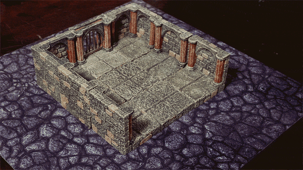 a dungeon room is quickly built and then altered
