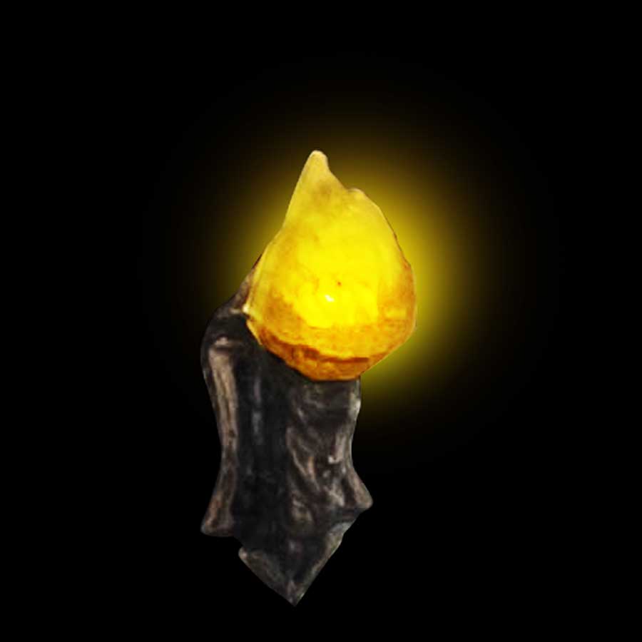 LED Angled Torch (Painted)