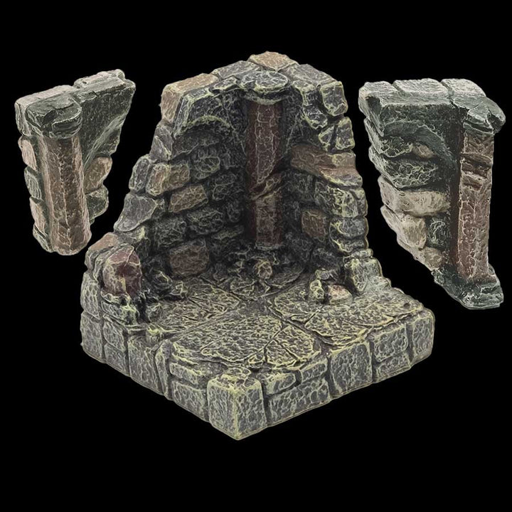 Ruined Vault Corner (Painted) (3 unique parts)