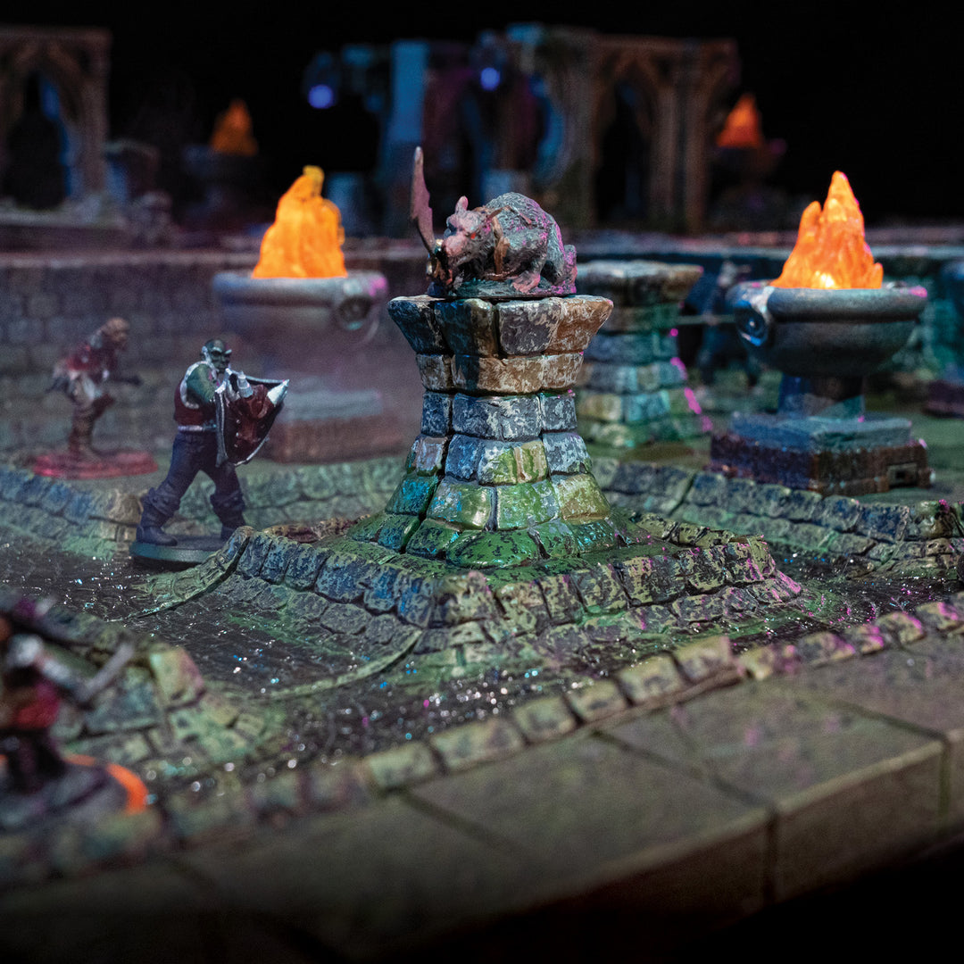 Narrow Sewer Walls (Painted) w/Anchor Magnets