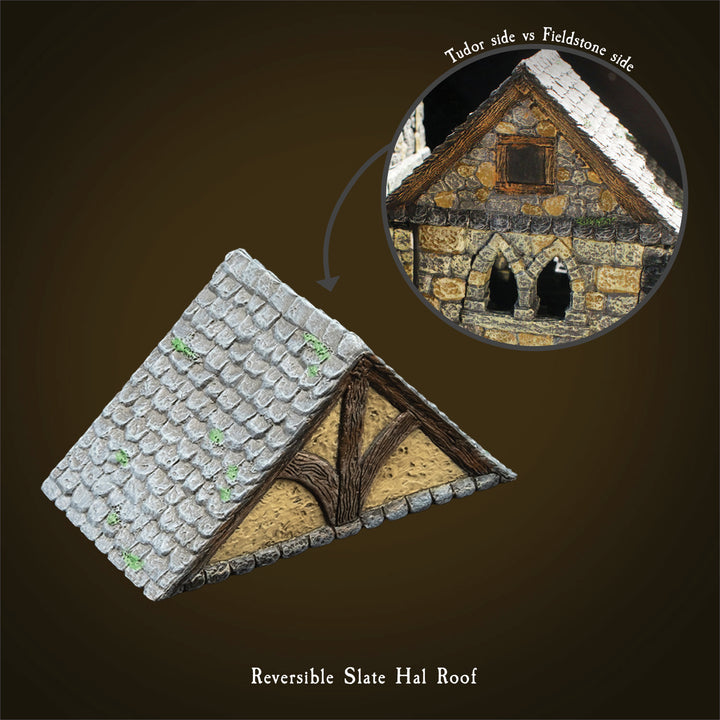 Slate (Stone) Roof Add-On Pack Bundled with BOTM-0620-P (Painted)
