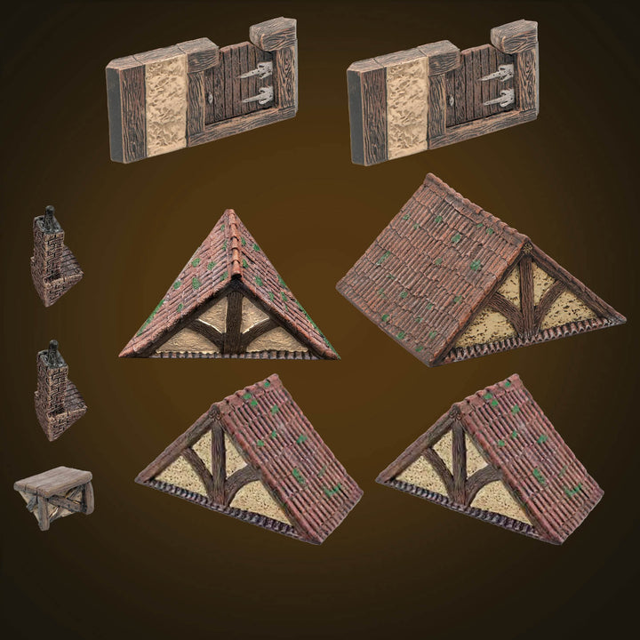 Terracotta (Tudor) Roof Add-On Pack (Painted)