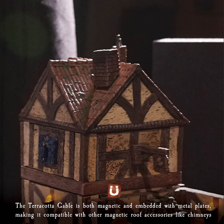 Terracotta (Tudor) Roof Add-On Pack (Unpainted)