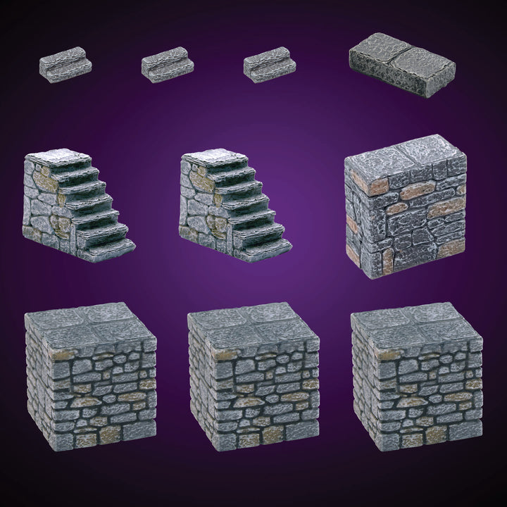 Battlement Stairs Pack (Unpainted)