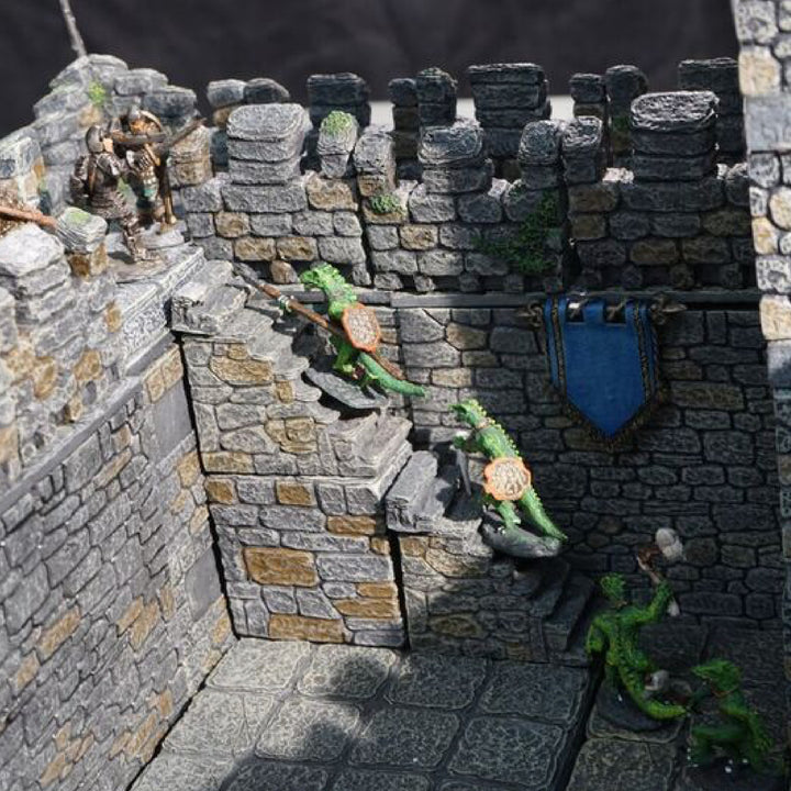 Battlement Stairs Pack (Unpainted)