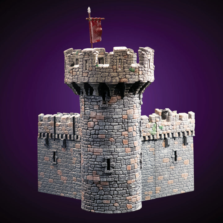 Small Corner Tower Bundle (Unpainted)