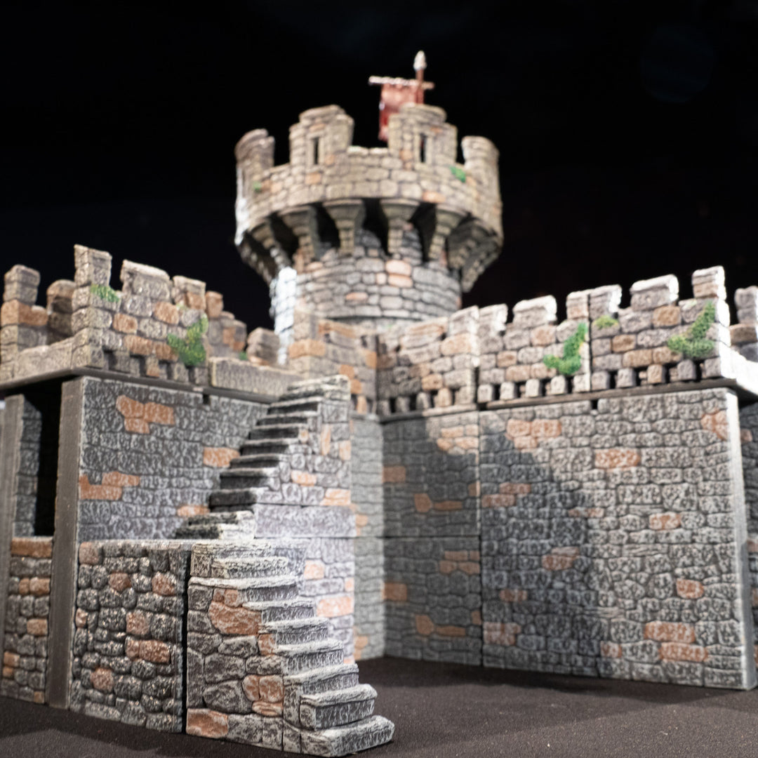 Small Corner Tower Bundle (Unpainted)