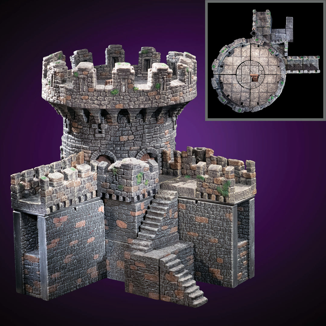 Large Corner Tower Bundle (Unpainted)