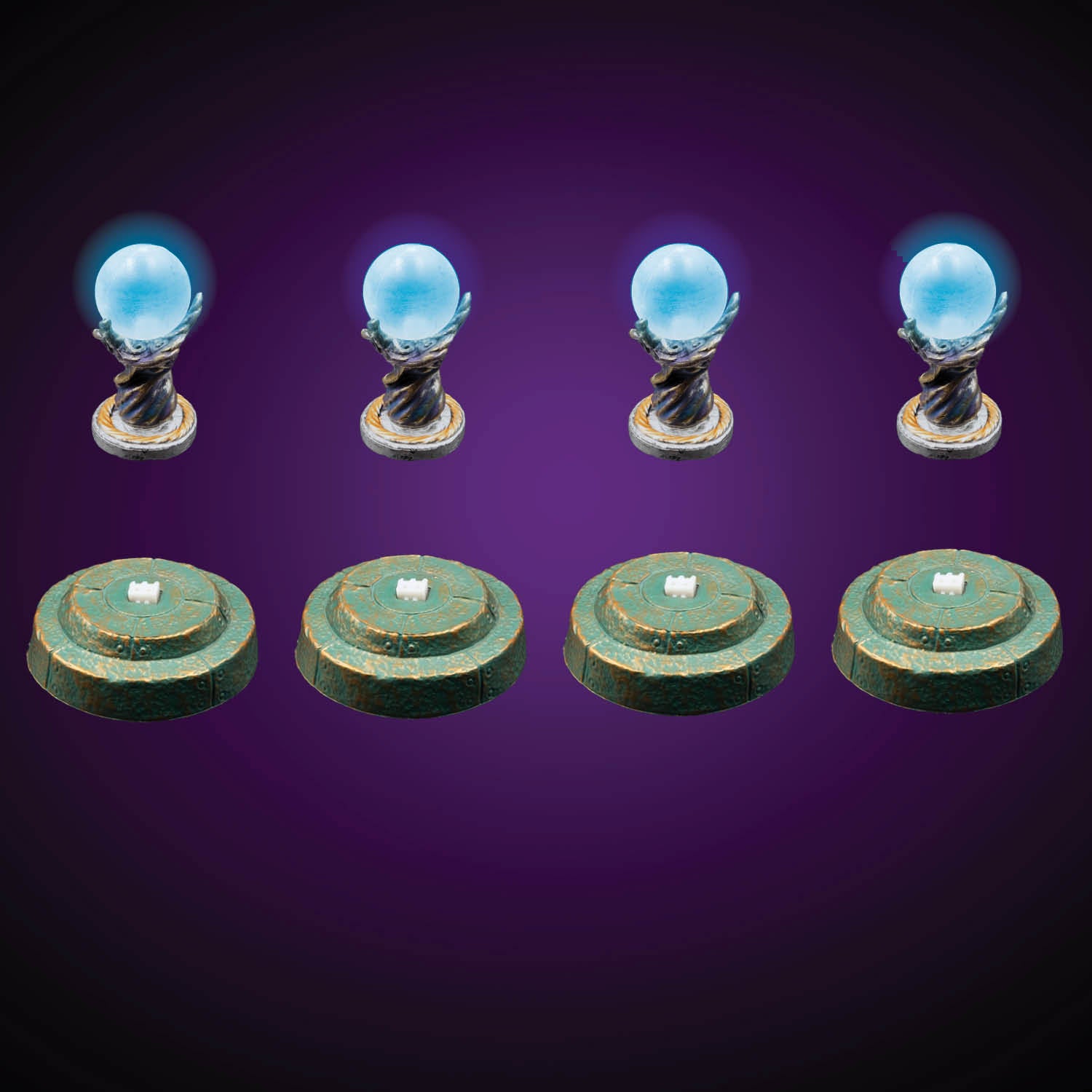 LED Chromatic Orbs (Painted) – Dwarven Forge