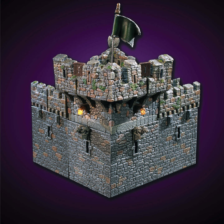 Square Corner Tower (Painted)