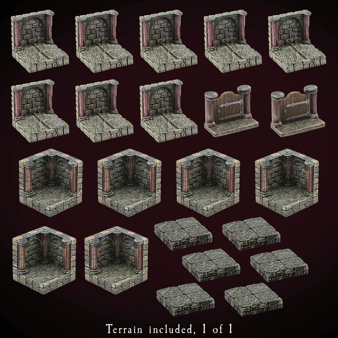 Dungeon Starter Set - Vaulted (Painted) – Dwarven Forge