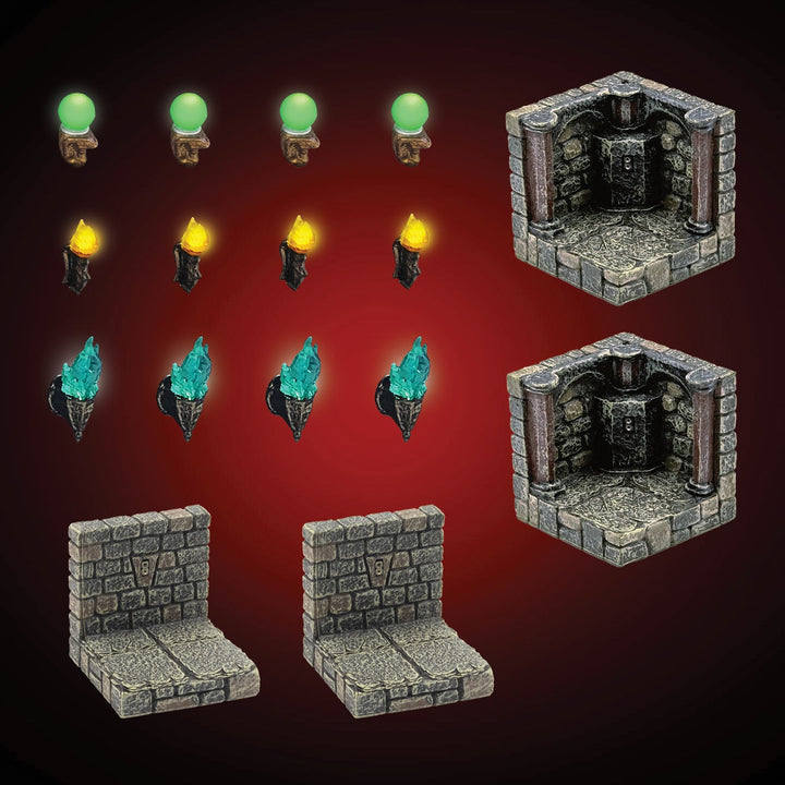 Dungeon LED Walls - Vaulted (Unpainted)