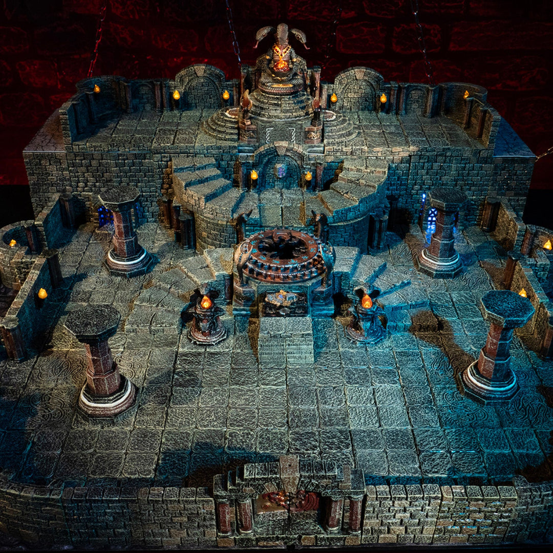 Dungeon LED Alcoves - Vaulted (Unpainted)