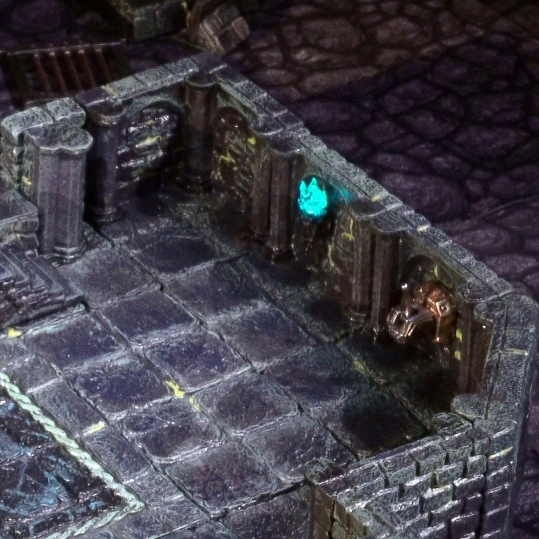 Dungeon LED Alcoves - Vaulted (Unpainted)