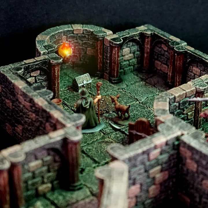 Dungeon LED Alcoves - Vaulted (Unpainted)
