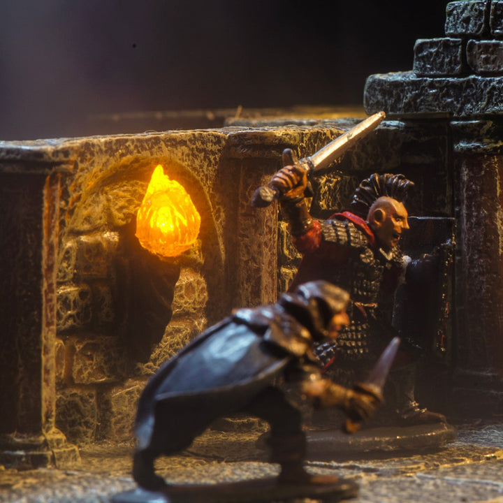 Dungeon LED Alcoves - Vaulted (Unpainted)