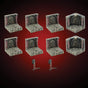 Dungeon Magnetic Walls - Vaulted (Unpainted)