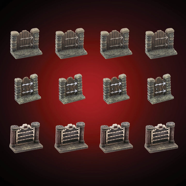 Dungeon Doors - Vaulted (Unpainted)