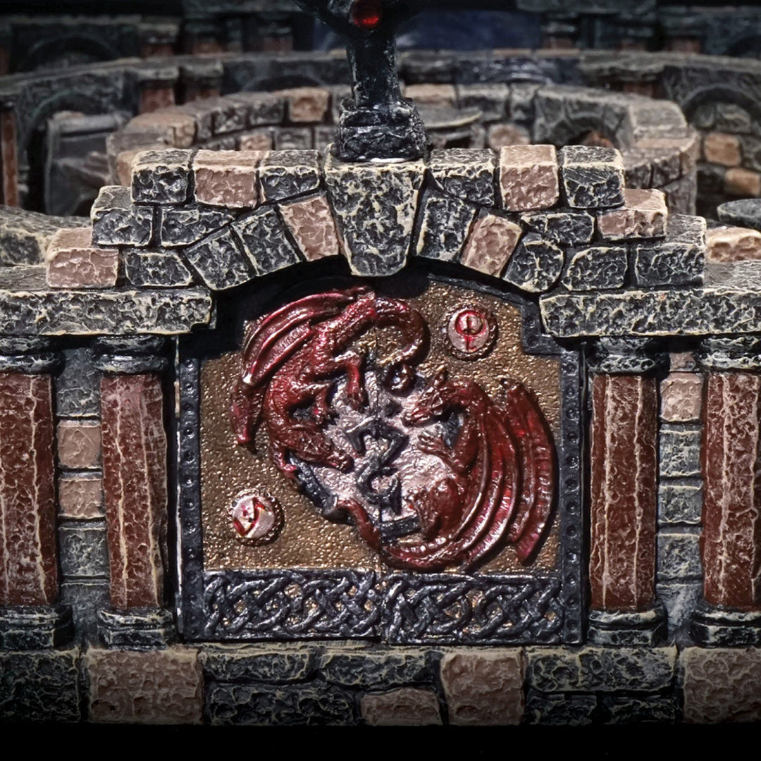 Dungeon Double Doors - Vaulted (Unpainted)