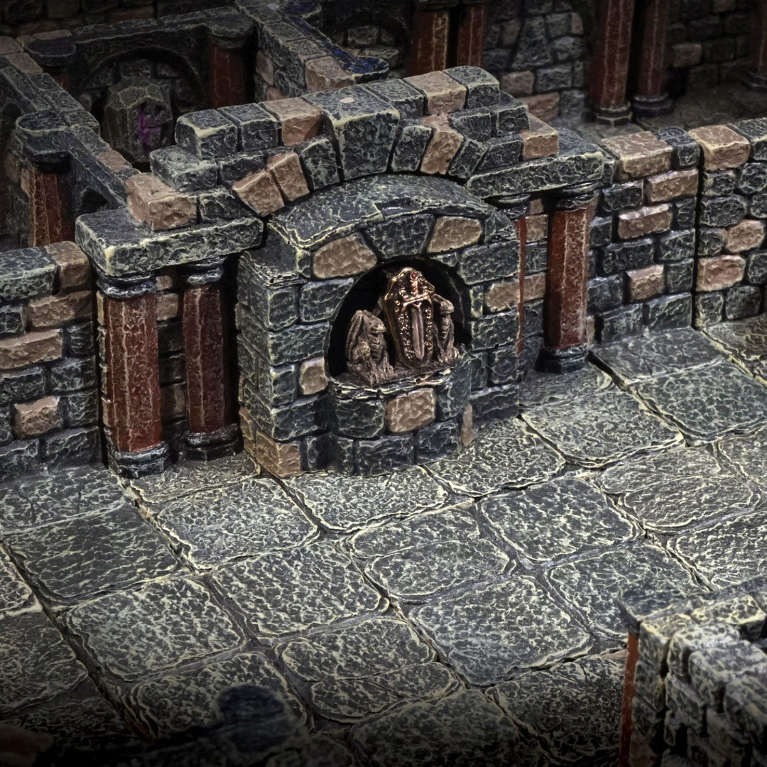 Dungeon Double Doors - Vaulted (Painted)