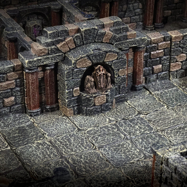 Dungeon Double Doors - Vaulted (Painted)