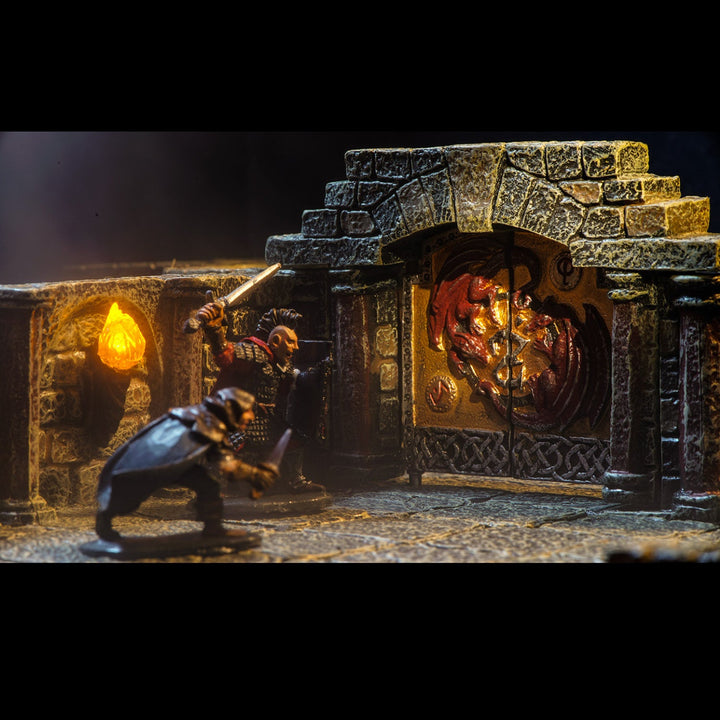 Dungeon Double Doors - Vaulted (Painted)