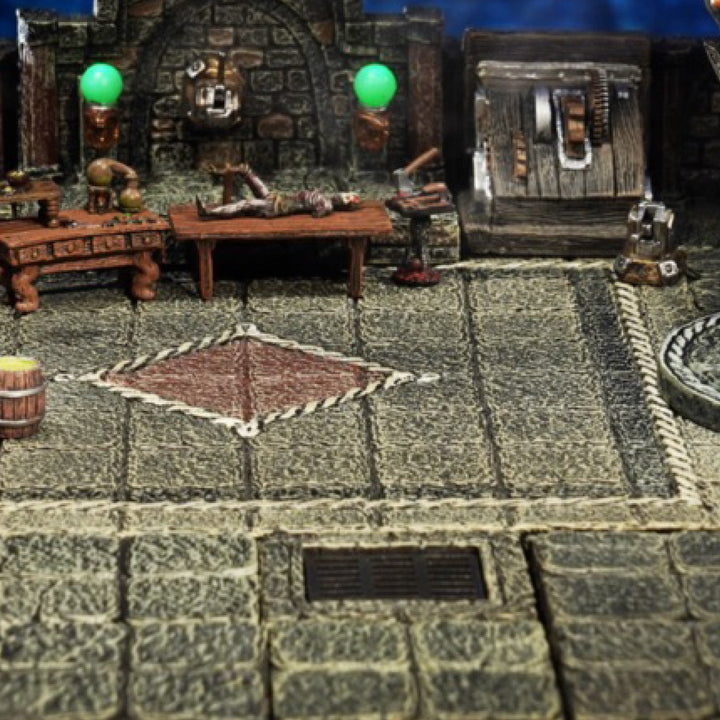 Dungeon Trapdoor Floors (Unpainted)