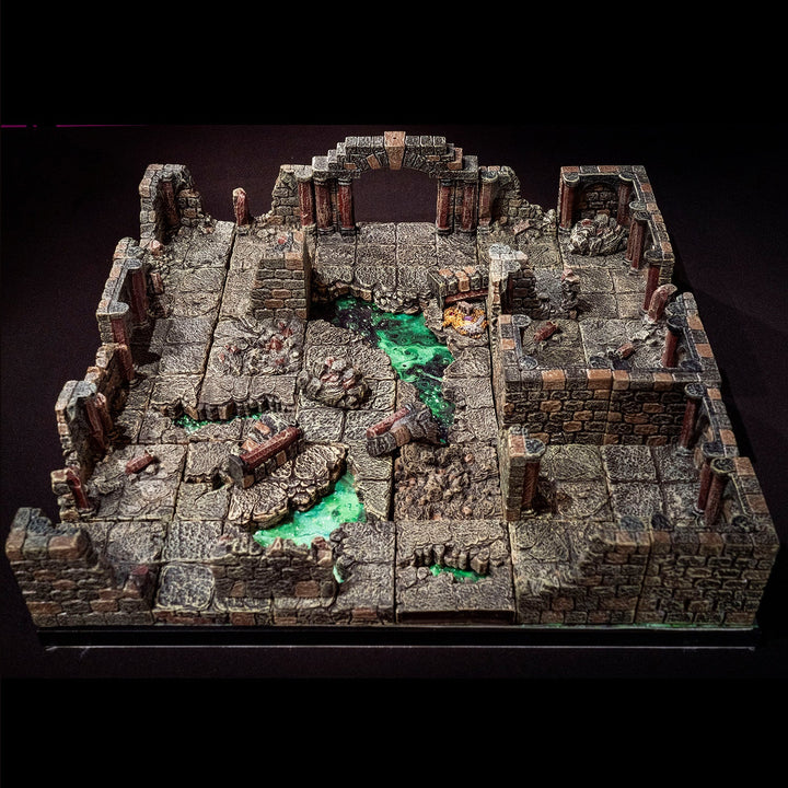 Ruined Dungeon Floors - Ledges (Painted)