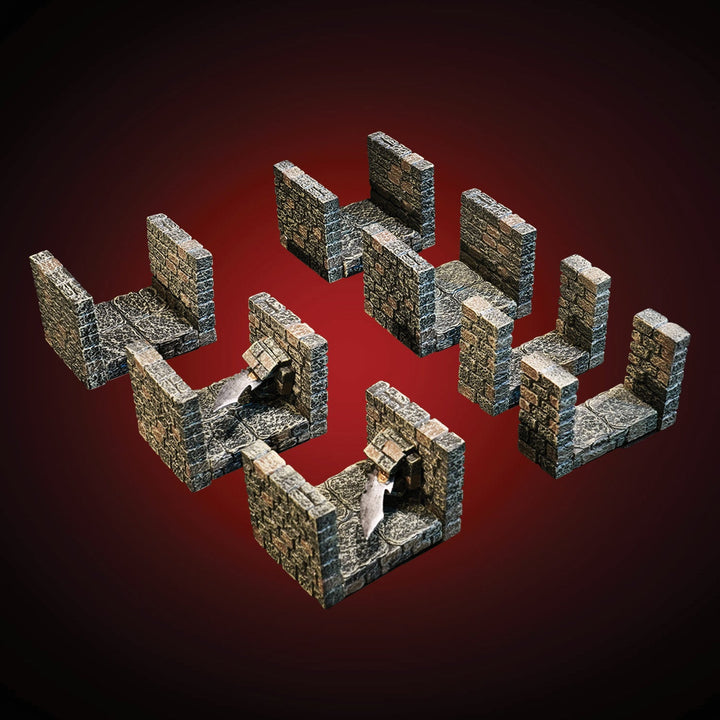 Dungeon Passages - Hallways (Painted)