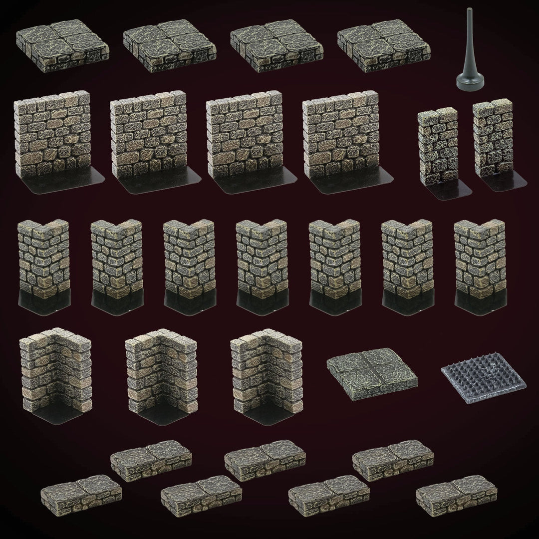 Dungeon Passages - Intersections (Unpainted)