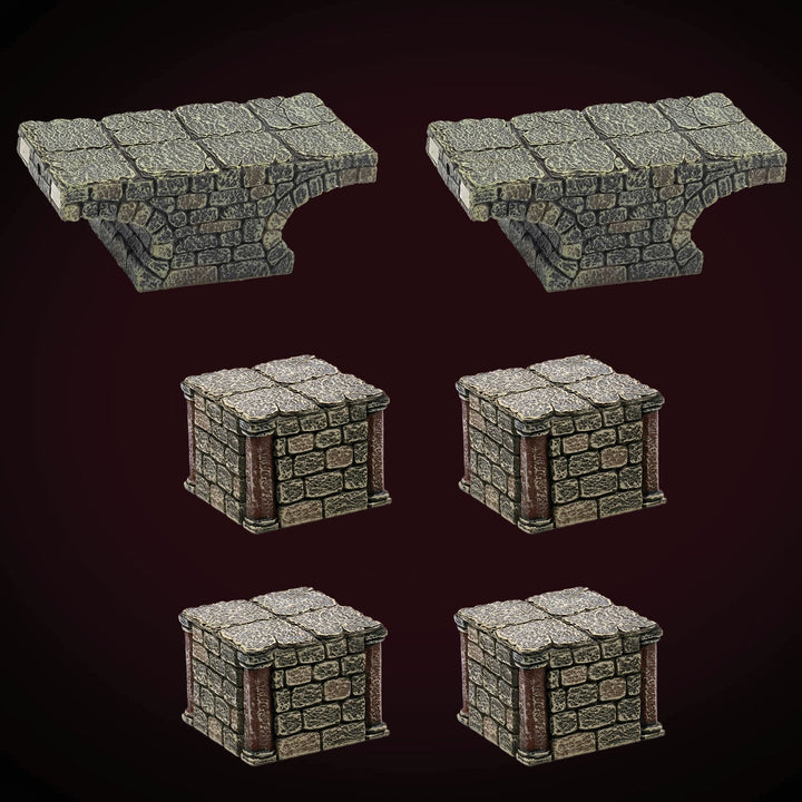 Dungeon Elevation - Platforms (Painted)