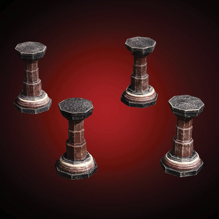 Ancient Dungeon Pillars (Painted)