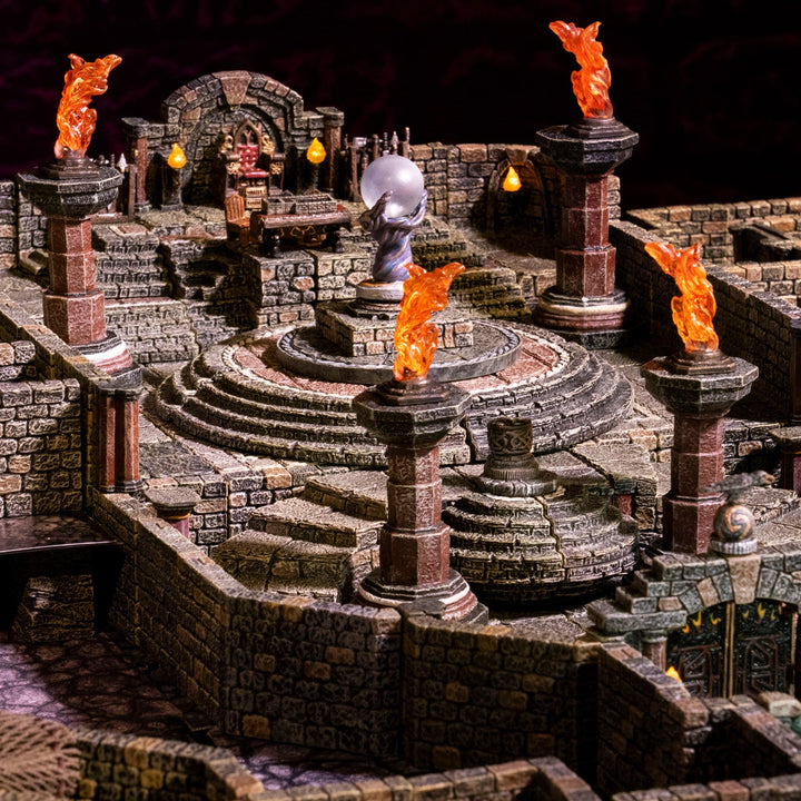 Ancient Dungeon Pillars (Painted)