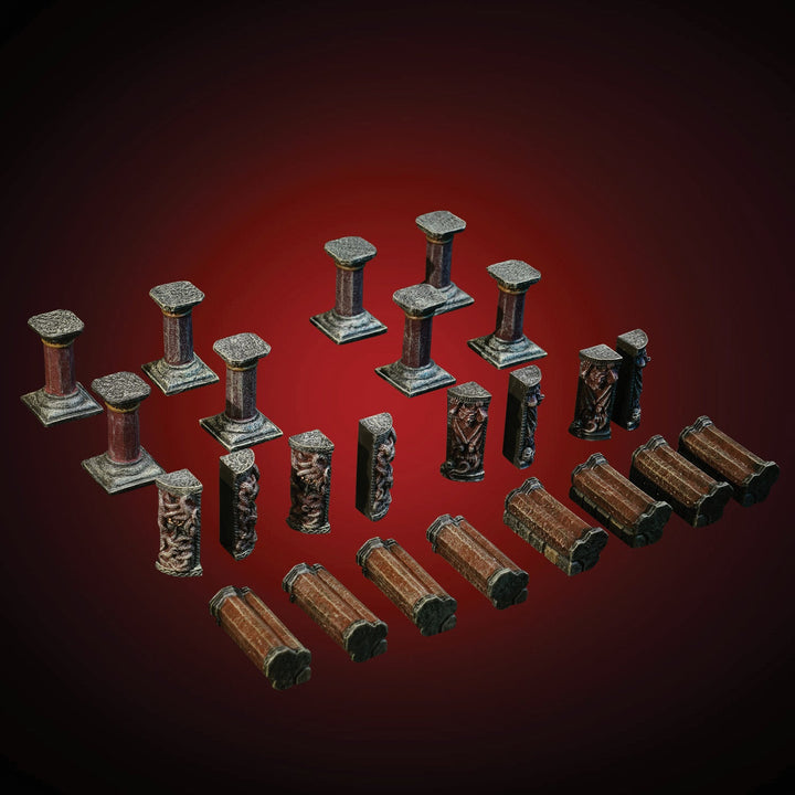 Dungeon Pillar Assortment (Unpainted)