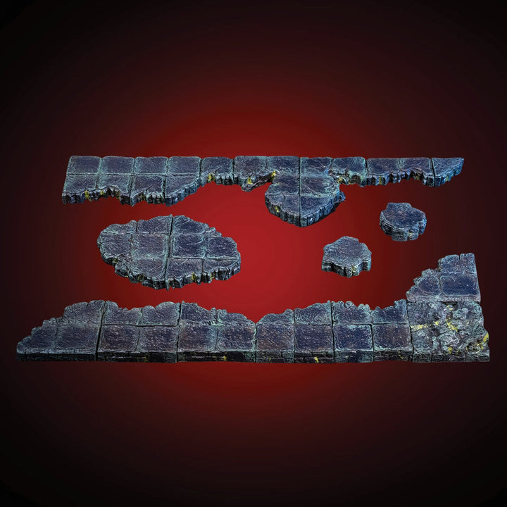 Ruined Dungeons Floors - Ledges - Sinister (Painted)