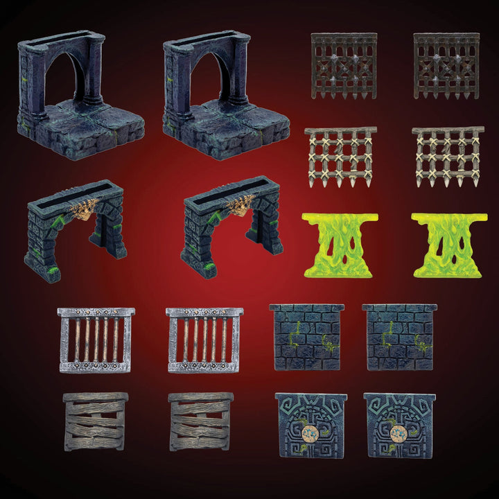 Dungeon Arch Walls - Sinister (Painted)