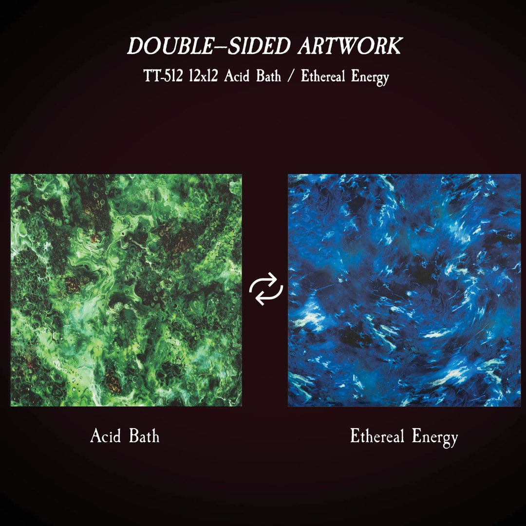 Terrain Tray Single 12" x 12": Acid Bath / Ethereal Energy