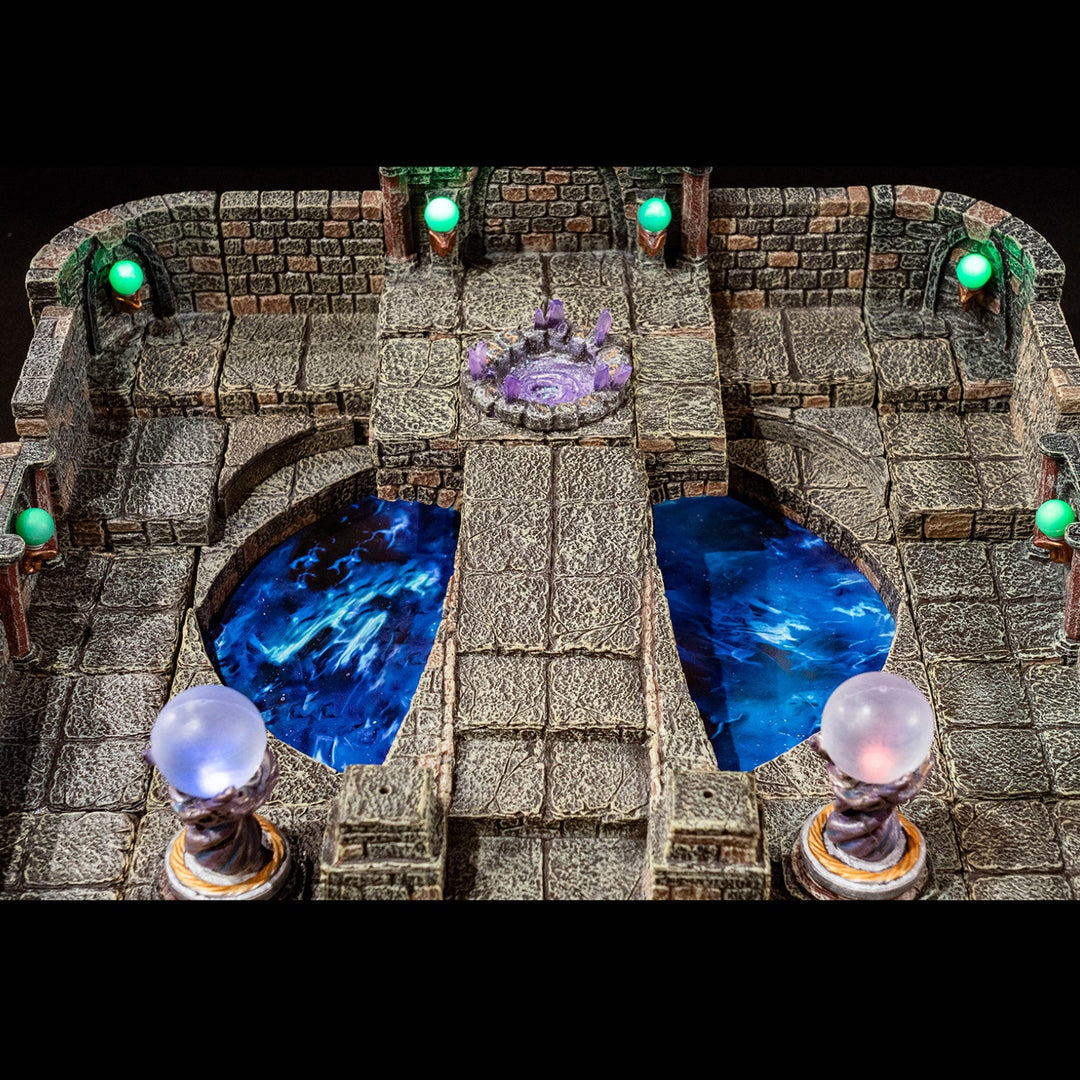 Terrain Tray Single 12" x 12": Acid Bath / Ethereal Energy