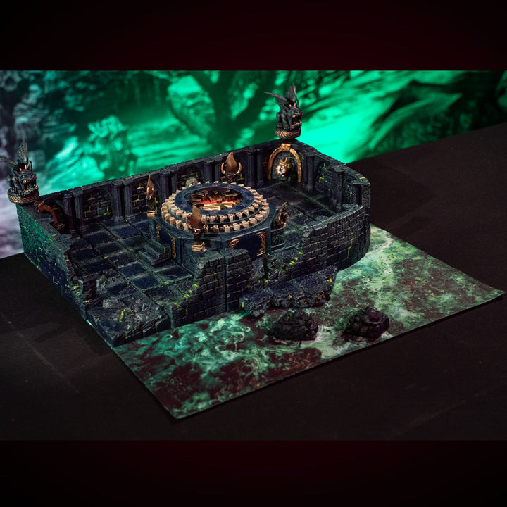 Terrain Tray Single 12" x 12": Acid Bath / Ethereal Energy