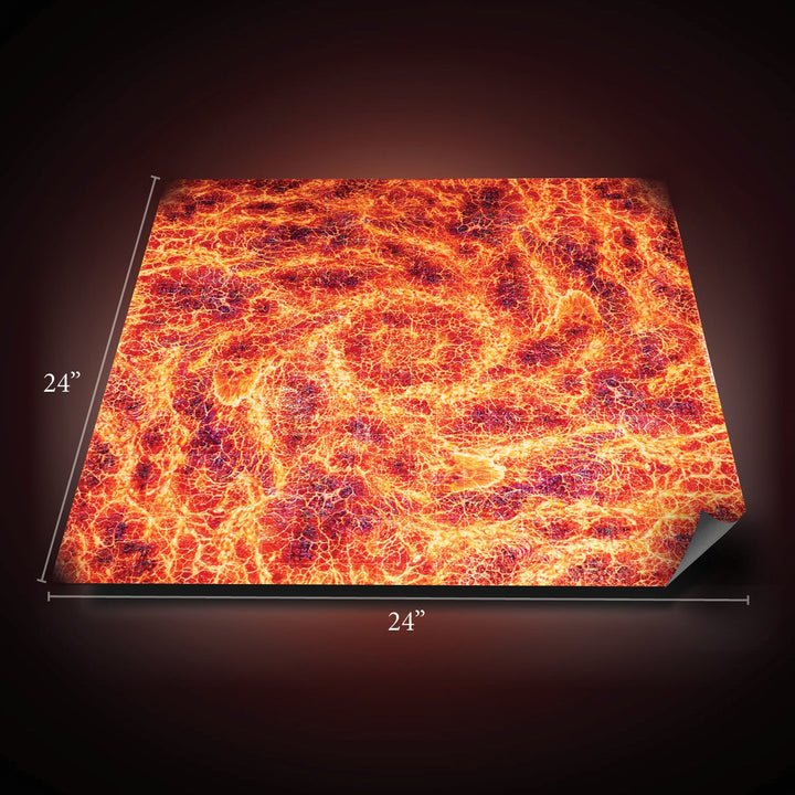 Texture Mat 24" x 24": Magma Pool (w/ Grid)