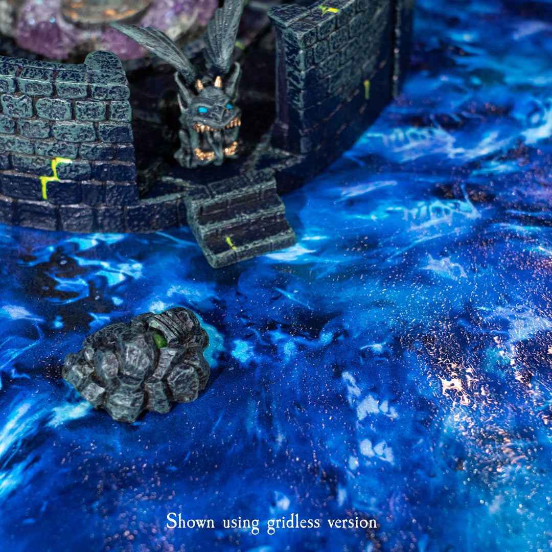 Texture Mat 24" x 24": Ethereal Energy (w/ Grid)