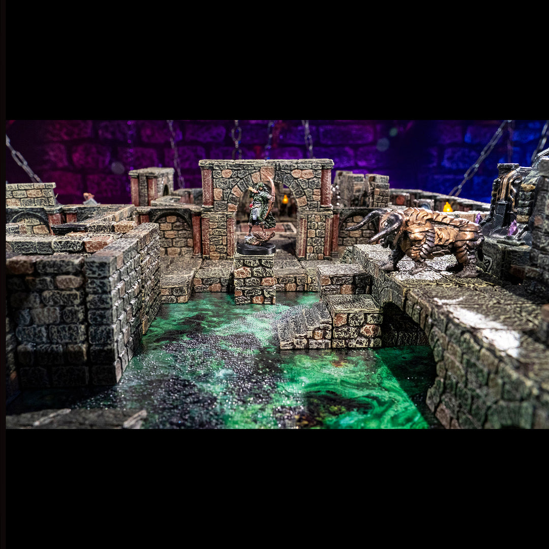 Texture Mat 24" x 24": Acid Bath (w/ Grid)